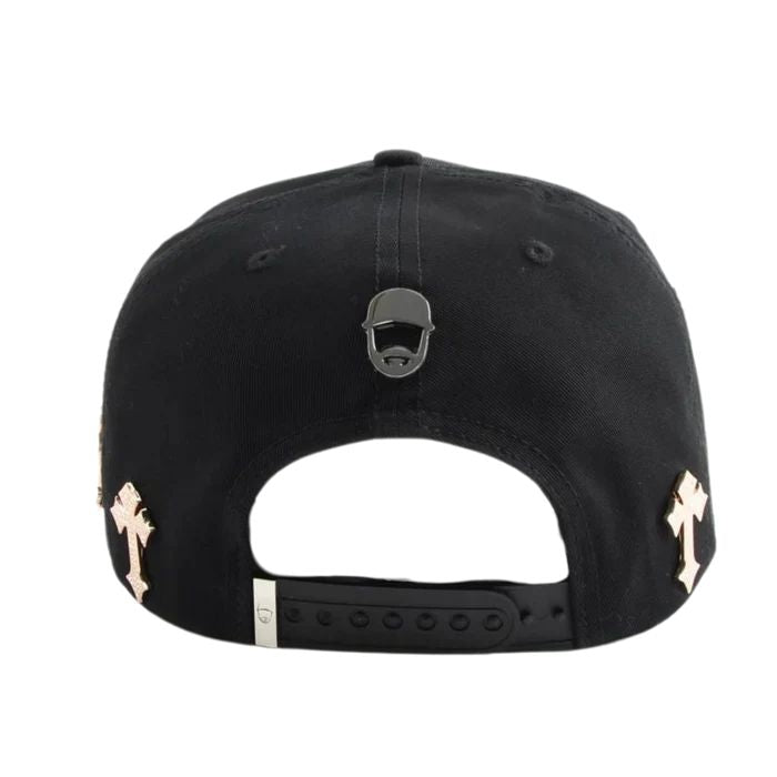 BARBAS HATS - B CROSS 24K ROSE GOLD
