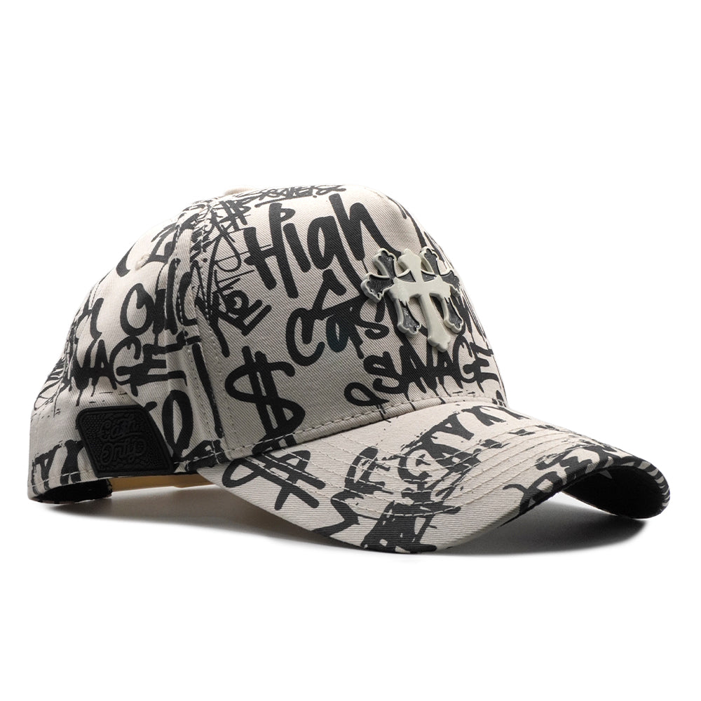 Gorra Cash Only Chrome Graffiti – Estilo urbano con arte y actitud