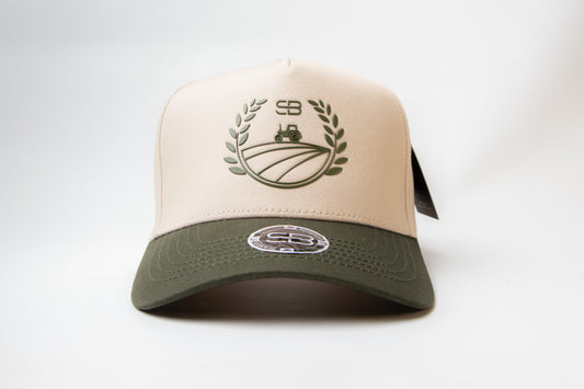 SOMBRERO BLANCO COSECHA Y SIEMBRA BEIGE