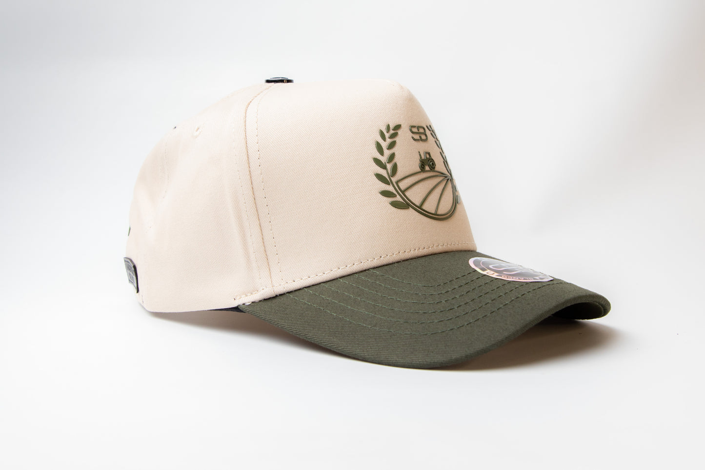 SOMBRERO BLANCO COSECHA Y SIEMBRA BEIGE