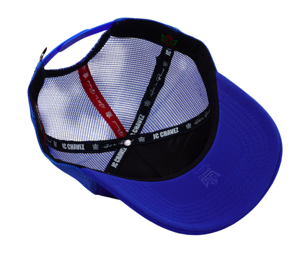 Gorra All In Brand x Julio César Chávez – Chibi Chávez Azul Trucker Cap