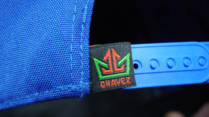 Gorra All In Brand x Julio César Chávez – Chibi Chávez Azul Snapback