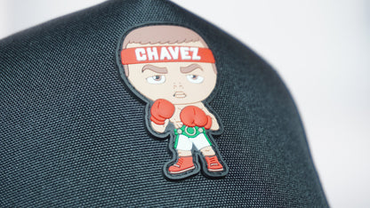 Gorra All In Brand x Julio César Chávez – Chibi Chávez Negra Trucker Cap