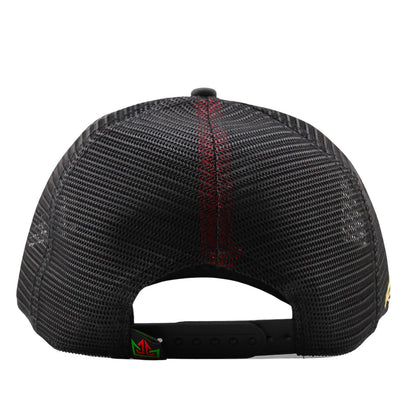 Gorra All In Brand x Julio César Chávez – Chibi Chávez Negra Trucker Cap