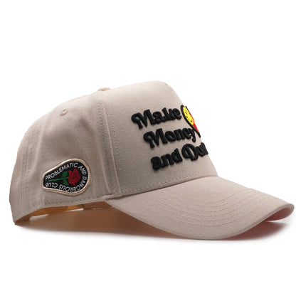 Money Love Snapback Hueso