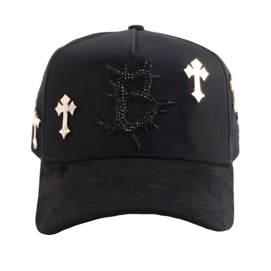 BARBAS HATS - B CROSS 24K ROSE GOLD