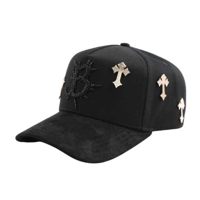 BARBAS HATS - B CROSS 24K ROSE GOLD