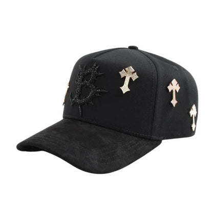 BARBAS HATS - B CROSS 24K ROSE GOLD