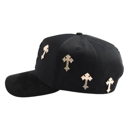 BARBAS HATS - B CROSS 24K ROSE GOLD