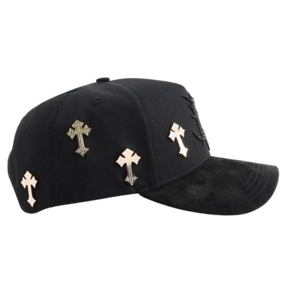 BARBAS HATS - B CROSS 24K ROSE GOLD