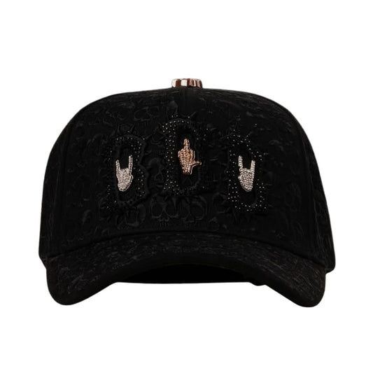 Barbas Hats BBB Hand Skull