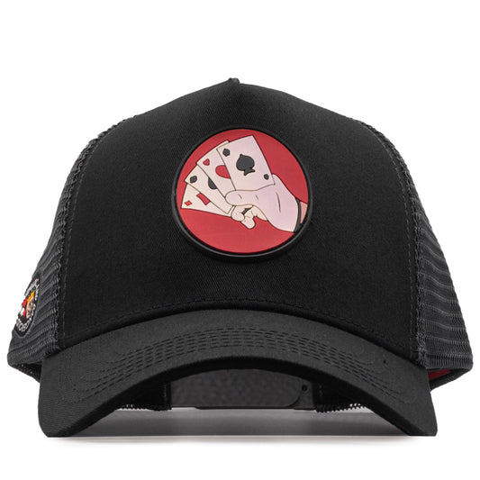 Poker Black Malla Gris
